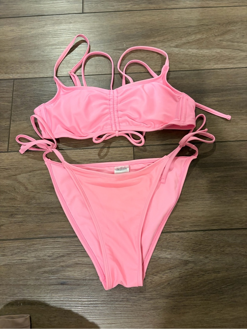 Pink wild fable bikini set